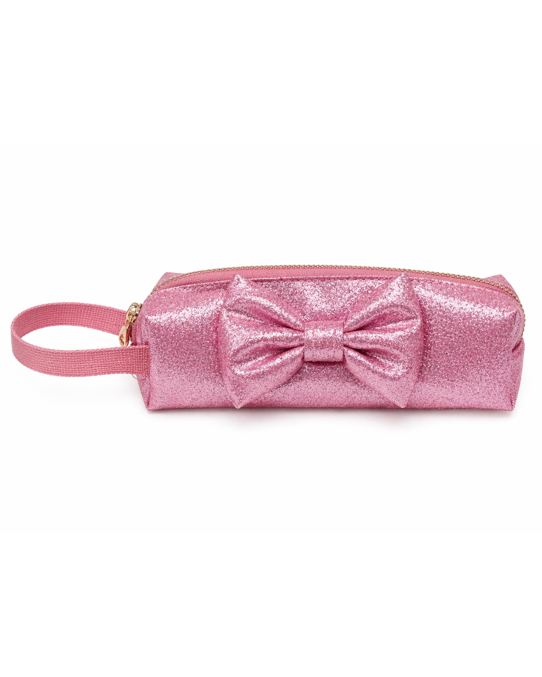 Patent Pink Glitter Pencil Case